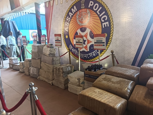 Image of the Drug Destruction Drive; Narcotics Worth ₹472.51 Crore is being Destroyed.