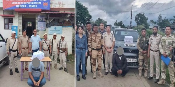 Manipur Police Seize 5 Kg Brown Sugar, Arrest Three in Separate Anti-Drug and Arson Cases
