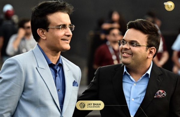 Jay Shah and Sourav Ganguly