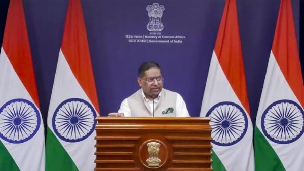 Ministry of External Affairs Spokesperson Randhir Jaiswal file pic