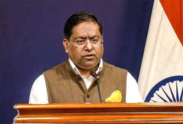 Ministry of External Affairs (MEA) spokesperson Randhir Jaiswal  file pic