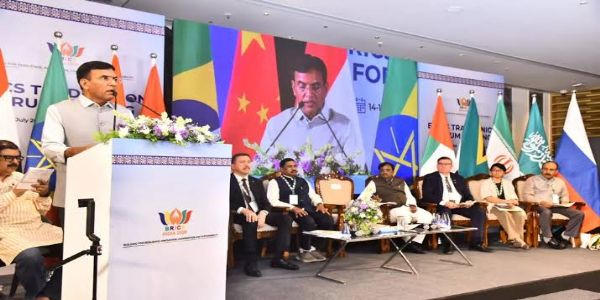 Mandaviya Calls for Worker-Centric Global Order at BRICS Trade Union Forum