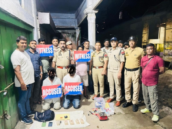 The image shared by Cachar police.