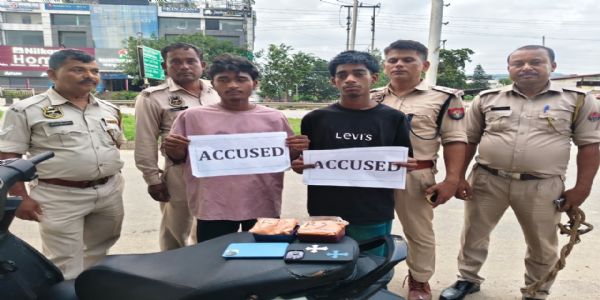 Two Drug Peddlers Held with Heroin Near ISBT in Guwahati