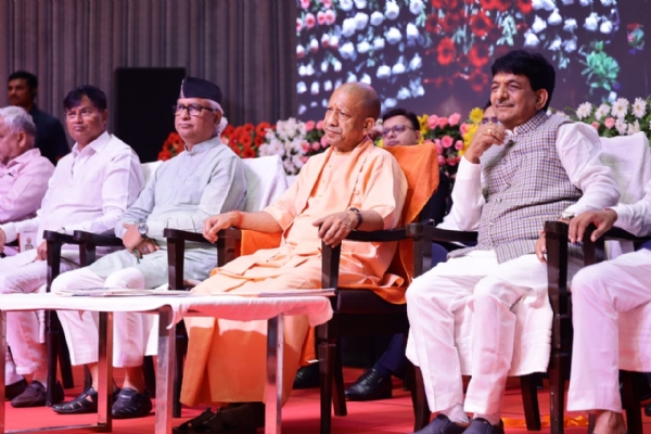 UP CM attending event at Indira Gandhi Pratishthan in Lucknow on Wednesday UP CM attending event at Indira Gandhi Pratishthan in Lucknow on Wednesday