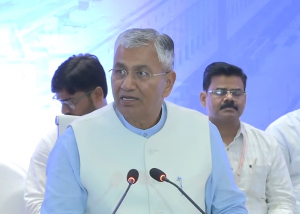 PP Chaudhary, Chairman of the Parliamentary Joint Committee addressing press conference in Lucknow PP Chaudhary, Chairman of the Parliamentary Joint Committee addressing press conference in Lucknow