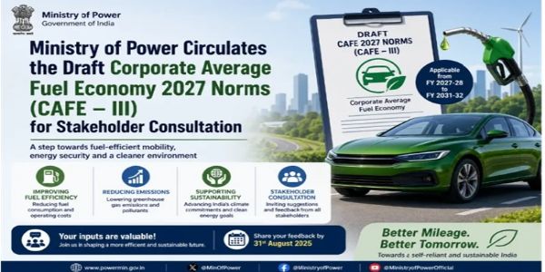 Centre Releases Draft CAFE-III Fuel Efficiency Norms, Invites Stakeholder Feedback Till August 6