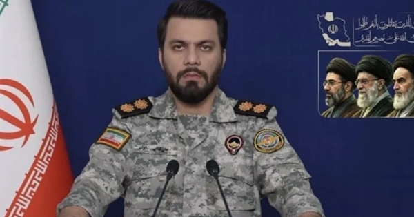 Senior spokesperson of the Iranian Armed Forces, Brigadier General Abolfazl Shekarchi. Photo: Iran Wire.