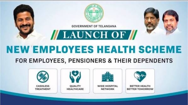Telangana Launches New Employees Health Scheme for Staff, Pensioners