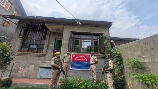 J&K Police Attach Four Properties Worth Rs 3.34 Crore In Srinagar Under NDPS Act