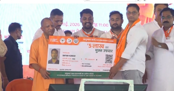 Yogi Adityanath inaugurated 57 development projects worth over Rs 574 crore in Bulandshahr on Saturday Yogi Adityanath inaugurated 57 development projects worth over Rs 574 crore in Bulandshahr on Saturday