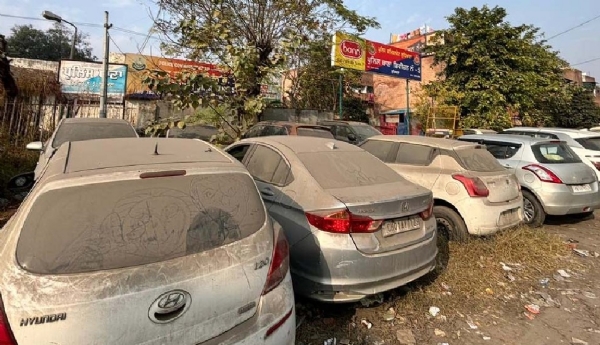 Impounded vehicles file photo Impounded vehicles file photo