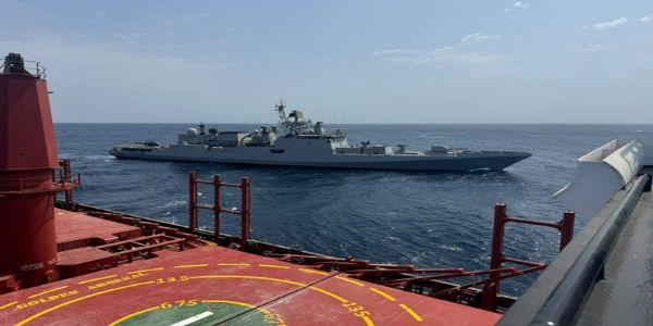 INS Trikand Thwarts Piracy Bid in Gulf of Aden, MARCOS Secure Cargo Ship Carrying Critical Consignment to India