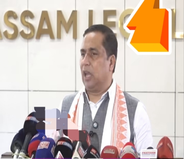 Assam Forest and Environment Minister Jayanta Mallabarua on Wednesday talking to media persons. Assam Forest and Environment Minister Jayanta Mallabarua on Wednesday talking to media persons.
