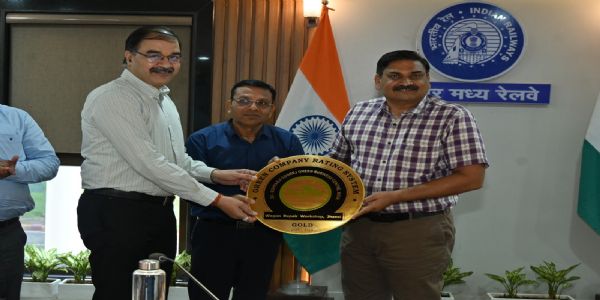 NC Rly Wagon Repair Workshop, Jhansi Honuored with Prestigious 