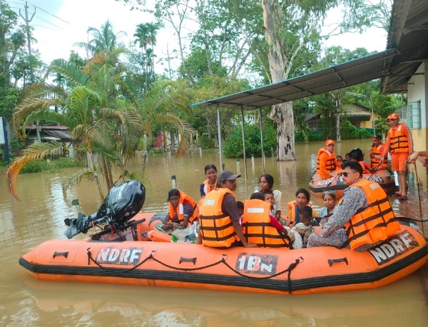 Image of the Flood Effected Assam. Image of the Flood Effected Assam.