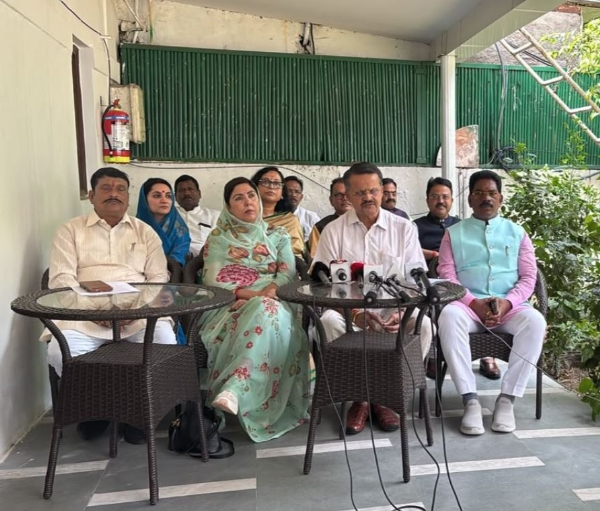 BJP MPs  press confernce in New Delhi