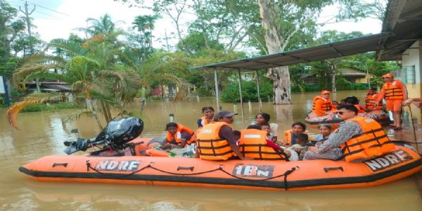 Assam Flood Death Toll Rises to 34; Over 5.64 Lakh People Affected Across 16 Districts