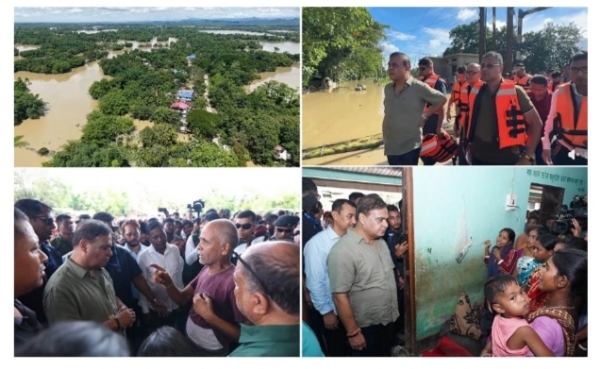 The images Related to the Assam Flood.