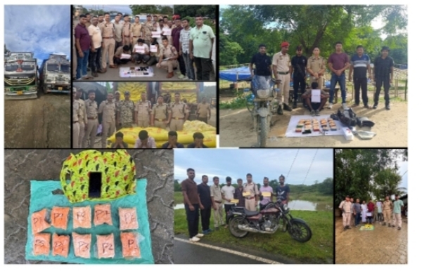 Images Related to the Cachar Police Operations. Images Related to the Cachar Police Operations.