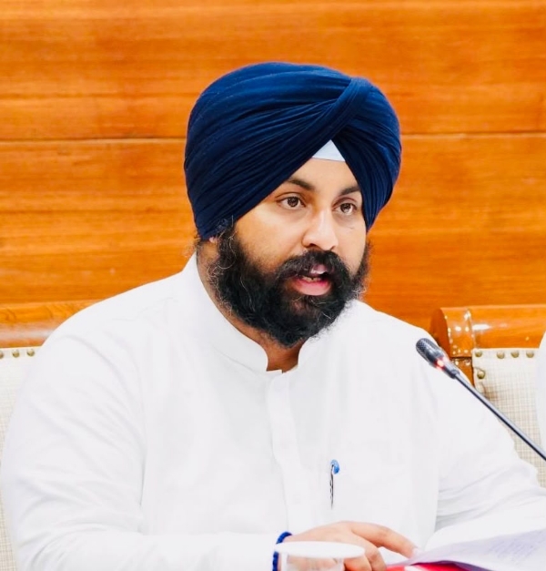 Punjab Education Minister Harjot Singh Bains Punjab Education Minister Harjot Singh Bains