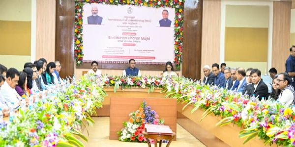 Odisha : MoUs Signed with HCLTech and Sarvam AI in Presence of CM
