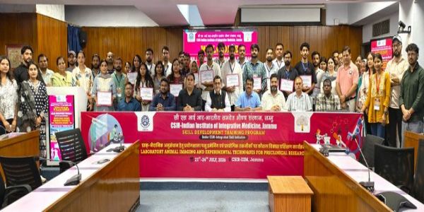 CSIR-IIIM Jammu Concludes Four-Day Skill Development Programme On Advanced Preclinical Research Techniques