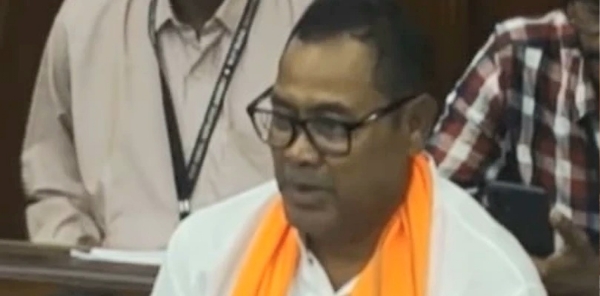 The BJP MLA in the Assembly