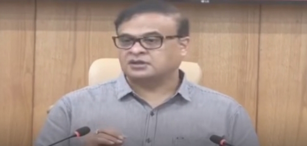 Assam CM Dr Himanta Biswa Sarma Addressing the media at Lok Seva Bhawan on Friday.