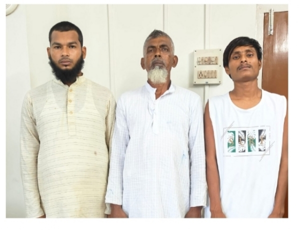 Image of the Arrested Accused. Image of the Arrested Accused.