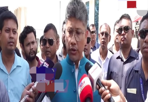 Assam agriculture minister Pijush Hazarika talking to media persons in Guwahati on Saturday. Assam agriculture minister Pijush Hazarika talking to media persons in Guwahati on Saturday.