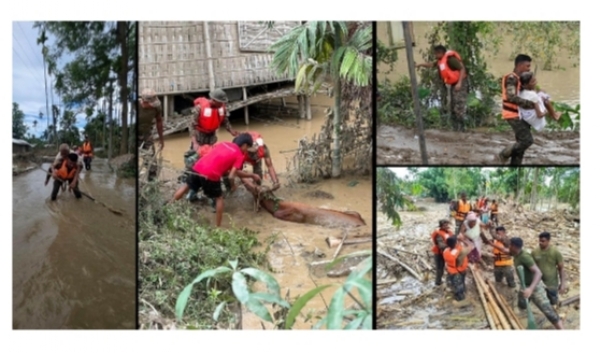 Images of the Rescue Operation Shared by Assam CM Dr Himanta Biswa Sarma.