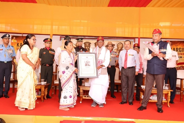 Governor Laxman Prasad Acharya Leads Kargil Vijay Diwas Commemoration at Assam State War Memorial