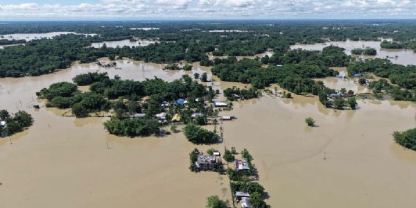 Assam Flood Situation Improves, 654,838 People Across 10 Districts Still Affected; Death Toll Rises to 66