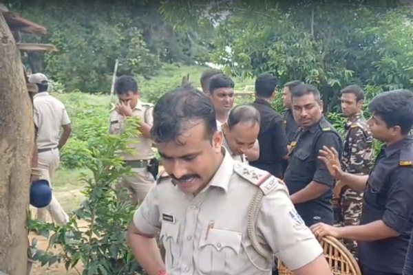 The police on the spot