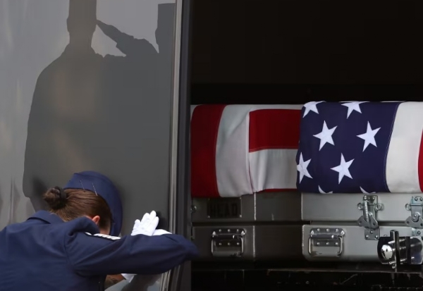The mortal remains of US soldiers killed in the war with Iran were brought back on July 22 with full state honours.