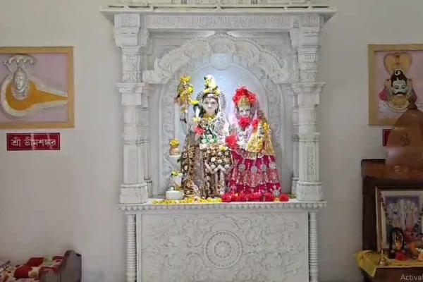 Inside the temple