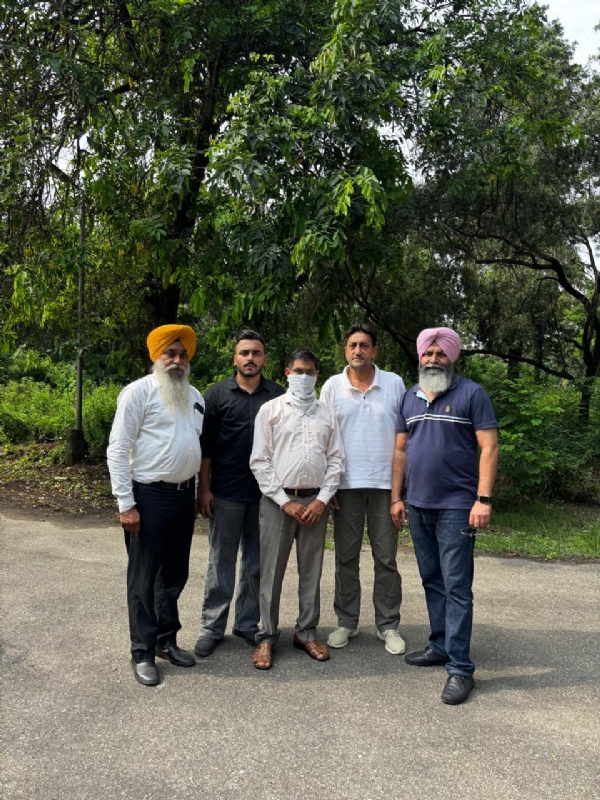 ਵਿਜੀਲੈਂਸ ਦੀ ਹਿਰਾਸਤ ’ਚ ਕਲਰਕ ਗਗਨ।