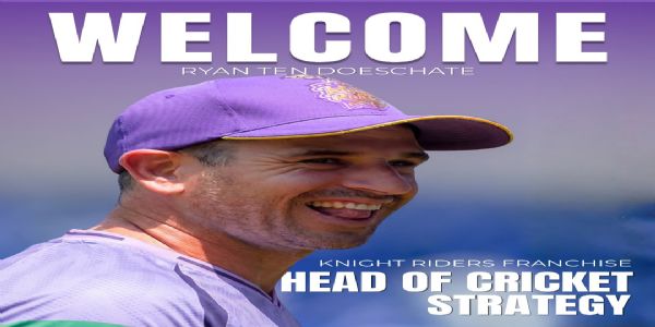 Knight Riders Sports Appoints Ryan ten Doeschate as Head of Cricket Strategy