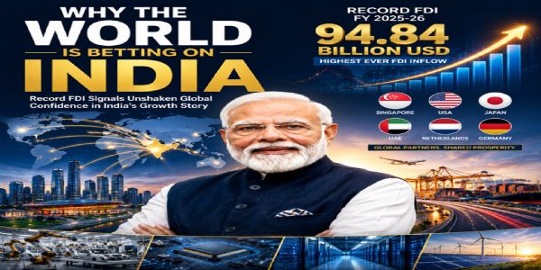 Record FDI Reveals Why the World Trusts India!