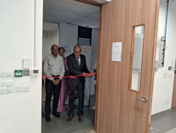 Dr. Rajkumar Upadhyay, Chief Executive Officer (CEO) of C-DOT, inaugurating the Centre of Excellence (CoE) at IISc Bengaluru.