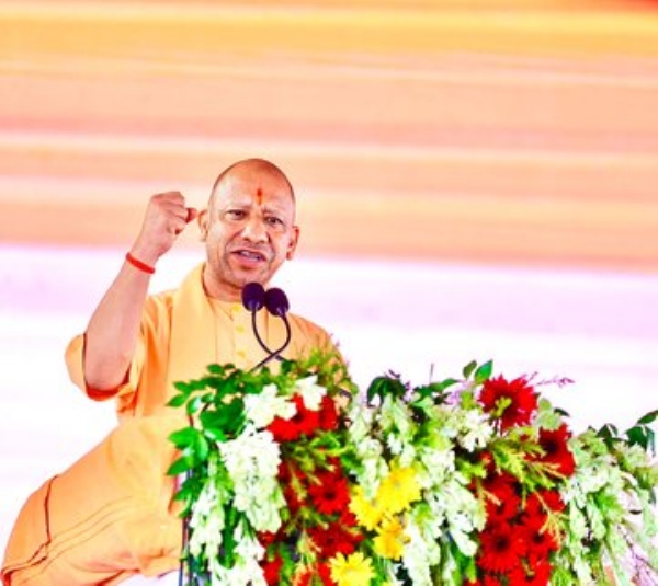 UP CM during event for inauguration and foundation stone laying of 268 public welfare projects worth Rs. 692 cr