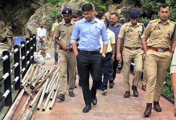 DC Reasi inspecting development works at Shiv Khori