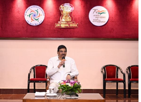 Odisha Governor Interacts with 2023 Batch OAS Probationers