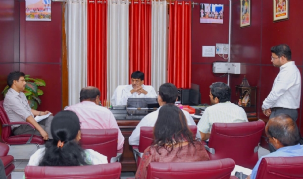 Review meet held at Uttar Pradesh Secretariat under Minister Kapil Dev Agarwal