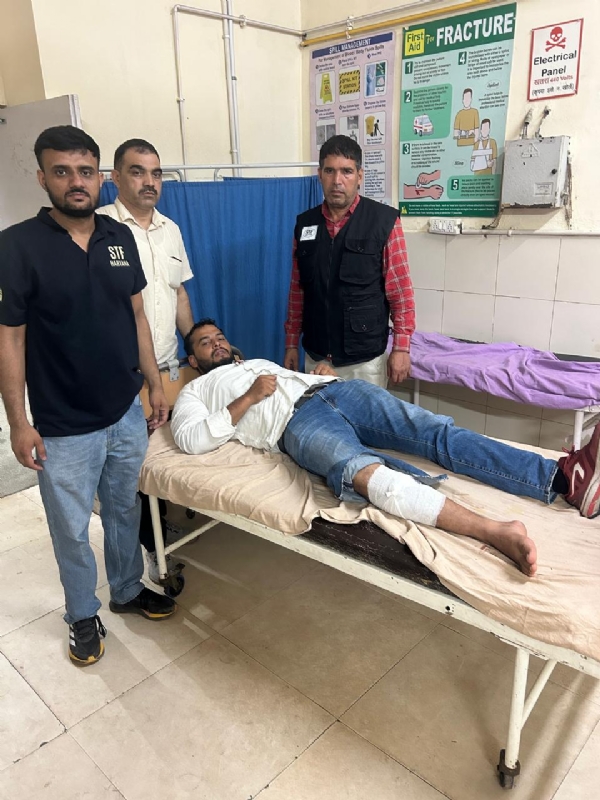 Constable under treatment – Ankit