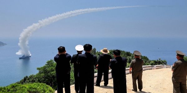 North Korea Tests Strategic Cruise Missile from New Destroyer Kang Kon