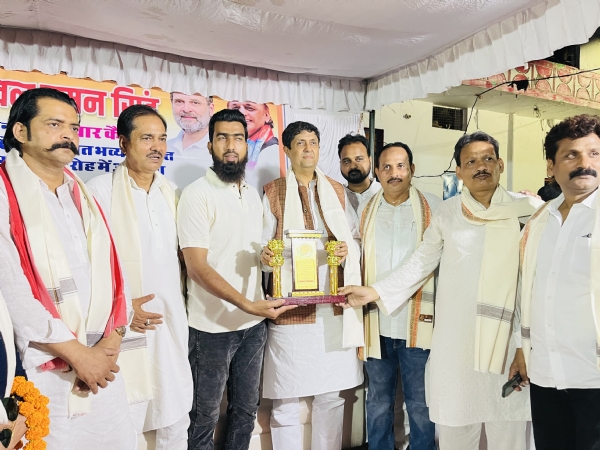 Grand welcome and felicitation ceremony for Lok Sabha MP Ujjwal Raman Singh held