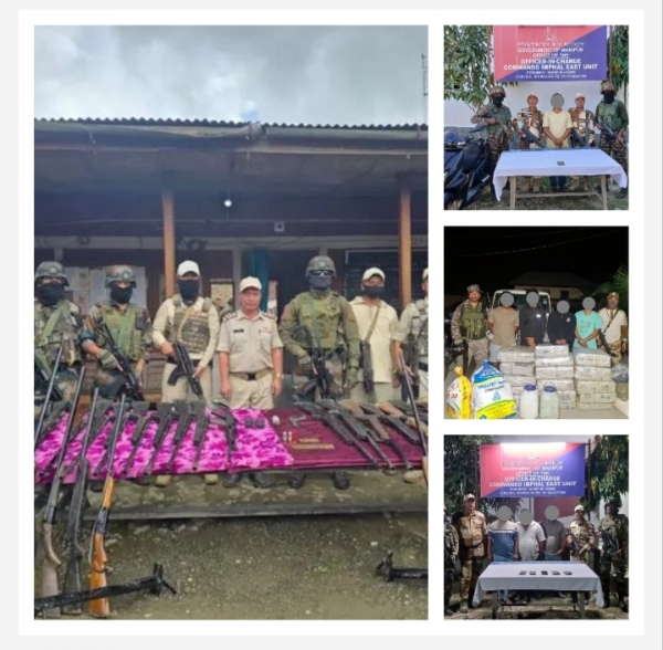Images Related to the Manipur Operations.
