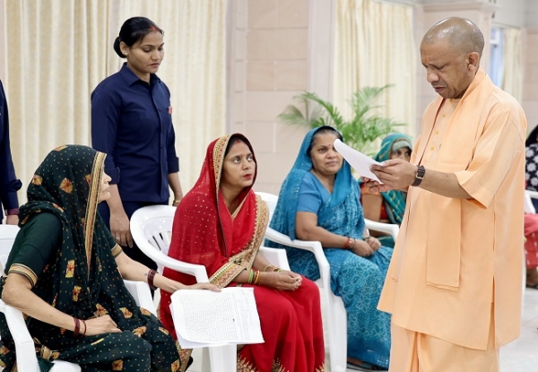 Chief Minister Yogi Adityanath held a Janata Darshan on Monday Chief Minister Yogi Adityanath held a Janata Darshan on Monday